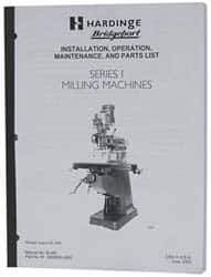 Bridgeport - Installation, Operational & Mainenance Series I Replacement Manual - Industrial Tool & Supply