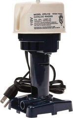 Little Giant Pumps - 1.2 Amp, 115 Volt, 1/30 hp, 1 Phase, Thermal Plastic Evaporative Cooler Pumps Machine Tool & Recirculating Pump - 9.3 GPM, 12 psi, 9" Overall Height, 4-1/2" Body Length, ABS Impeller, Open Fan Cooled Motor - Industrial Tool & Supply