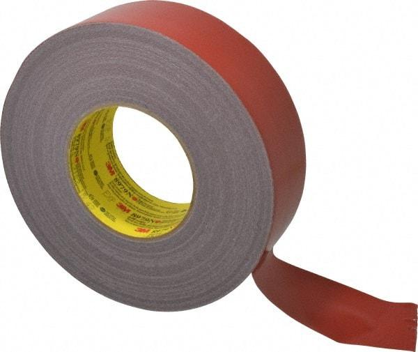 3M - 2" x 55m Red Duct Tape - 12.1 mil, Rubber Adhesive, Polyethylene Film Backing, 36 Lb/ln Tensile Strength, 200°F Max, Series 8979N - Industrial Tool & Supply