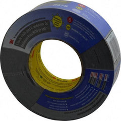 3M - 2" x 55m Black Duct Tape - 12.1 mil, Rubber Adhesive, Polyethylene Film Backing, 36 Lb/ln Tensile Strength, 200°F Max, Series 8979 - Industrial Tool & Supply