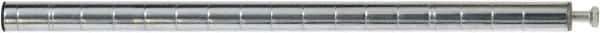 Eagle MHC - 1" Wide, 18 High, Open Shelving Accessory/Component - Zinc, Zinc Finish, Use with Eagle MHC Shelving - Industrial Tool & Supply