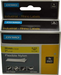 Rhino - 450,732" Long, Yellow Flexible Nylon Self Laminating Label - For RHINO 6000 or RHINO 6500 - Industrial Tool & Supply