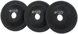 PRO-SOURCE - 120 Grit, 2" Wheel Diam, 5/32" Wheel Thickness, 3/8" Arbor Hole, Depressed Center Wheel - Aluminum Oxide - Industrial Tool & Supply