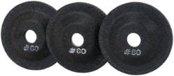 PRO-SOURCE - 60 Grit, 2" Wheel Diam, 5/32" Wheel Thickness, 3/8" Arbor Hole, Depressed Center Wheel - Aluminum Oxide - Industrial Tool & Supply