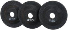 PRO-SOURCE - 60 Grit, 2" Wheel Diam, 5/32" Wheel Thickness, 3/8" Arbor Hole, Depressed Center Wheel - Aluminum Oxide - Industrial Tool & Supply