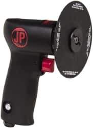 PRO-SOURCE - 3 to 5" Disc, 14,000 RPM, Pneumatic Handheld Disc Sander - 3 CFM, 1/4 NPT Inlet, 0.4 hp, 90 psi - Industrial Tool & Supply