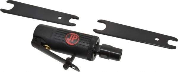 PRO-SOURCE - 1/4" Collet, Straight Handle, Air Straight Die Grinder - 25,000 RPM, Front Exhaust, 4 CFM, 0.3 hp, 90 psi, 1/4 NPT Inlet - Industrial Tool & Supply