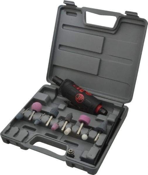 PRO-SOURCE - 14 Piece, Straight Die Grinder Kit - 25,000 RPM - Industrial Tool & Supply