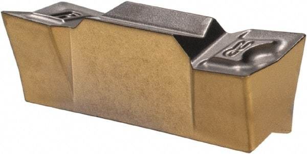 Iscar - 6004HFPR Grade IC830, 6mm Cutting Width Carbide Grooving Insert - 3mm Max Depth of Cut, Right Hand, 0.4mm Corner Radius, AlTiN/TiN Finish - Industrial Tool & Supply