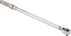 CDI - 1/2" Drive Micrometer Torque Wrench - 47 N/m to 332 N/m Torque, 24-13/32" OAL, 1.4 N/m Graduation, Ratcheting with Reverse Lever Head - Industrial Tool & Supply
