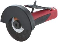 Sioux Tools - 4 Inch Wheel Diameter, 20,000 RPM, Pneumatic Cutoff Tool - Straight Handle - Industrial Tool & Supply