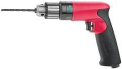 Sioux Tools - 1/4" Keyed Chuck - Pistol Grip Handle, 4,000 RPM, 11.8 LPS, 25 CFM, 0.6 hp - Industrial Tool & Supply