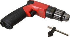 Sioux Tools - 3/8" Keyed Chuck - Pistol Grip Handle, 4,000 RPM, 11.8 LPS, 25 CFM, 0.6 hp - Industrial Tool & Supply
