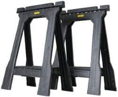 Stanley - 23" High x 5" Wide x 32" High Twinpack Sawhorse - For Use with 2 x 4 in Construction Applications - Industrial Tool & Supply