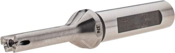Iscar - 3/8 to 0.39" Diam, 3xD, 1.1" Max Depth, 1/2" Shank Diam, 3.45" OAL, Replaceable Tip Drill - IDI-SG, IDI-SK Insert, 9 Seat Size, DCM Toolholder, Series ChamDrill - Industrial Tool & Supply