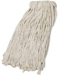 Ability One - Medium Cotton Cut End Mop Pad - Quick Change Connection, Use with Swiffer Bissell SteamBoost Mop - Industrial Tool & Supply