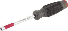 Proto - 1/4" Hollow Shaft Nutdriver - Ergonomic Handle, 8-1/4" OAL - Industrial Tool & Supply