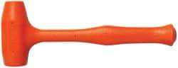 Proto - 15 oz Head 1-1/2" Face Diam Urethane Dead Blow Hammer - 9-1/2" OAL, Urethane Handle - Industrial Tool & Supply