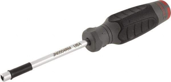 Proto - 5mm Hollow Shaft Nutdriver - Ergonomic Handle, 8-1/4" OAL - Industrial Tool & Supply