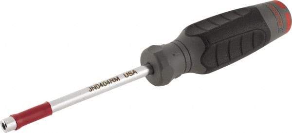 Proto - 4mm Hollow Shaft Nutdriver - Ergonomic Handle, 8-1/4" OAL - Industrial Tool & Supply