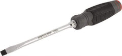 Proto - 267mm OAL Keystone Slotted Screwdriver - 152mm Blade Length, Round Shank, Ergonomic Handle - Industrial Tool & Supply