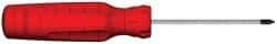 Proto - #1, 5-1/4" OAL, Standard Phillips Screwdriver - 3" Blade Length, Round Shank, Ergonomic Handle - Industrial Tool & Supply