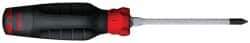 Proto - #1, 7" OAL, Standard Phillips Screwdriver - 3" Blade Length, Round Shank, Ergonomic Handle - Industrial Tool & Supply