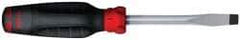 Proto - 216mm OAL Keystone Slotted Screwdriver - 102mm Blade Length, Round Shank, Ergonomic Handle - Industrial Tool & Supply