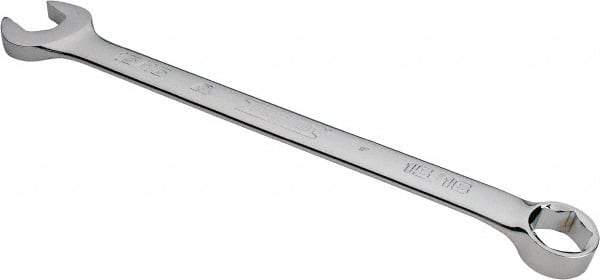 Proto - 15/16" 6 Point Combination Wrench - 15° Offset Angle, 12-7/8" OAL, Steel, Chrome Finish - Industrial Tool & Supply