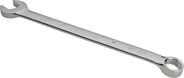 Proto - 11/16" 6 Point Combination Wrench - 15° Offset Angle, 10-1/8" OAL, Steel, Chrome Finish - Industrial Tool & Supply