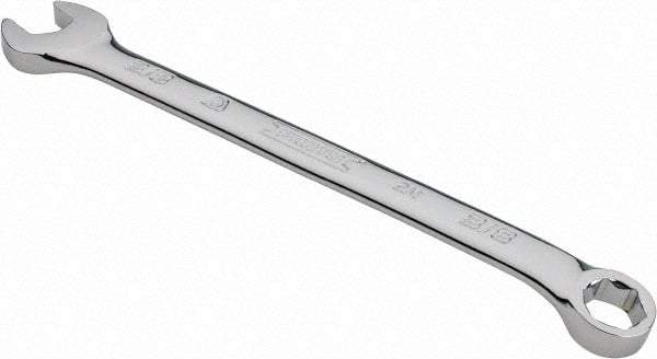 Proto - 3/8" 6 Point Combination Wrench - 15° Offset Angle, 6-1/4" OAL, Steel, Chrome Finish - Industrial Tool & Supply