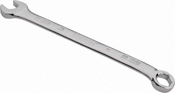 Proto - 11/32" 6 Point Combination Wrench - 15° Head Angle, 5-43/64" OAL, Steel, Chrome Finish - Industrial Tool & Supply