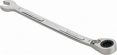 Proto - 6mm 12 Point Combination Wrench - 15° Head Angle, 4-59/64" OAL, Steel, Chrome Finish - Industrial Tool & Supply