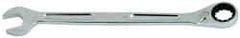Proto - 15mm 12 Point Combination Wrench - 15° Head Angle, 9-9/64" OAL, Steel, Chrome Finish - Industrial Tool & Supply