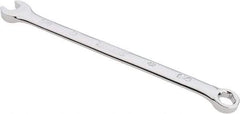 Proto - 1/4" 6 Point Combination Wrench - 15° Head Angle, 4-59/64" OAL, Steel, Chrome Finish - Industrial Tool & Supply