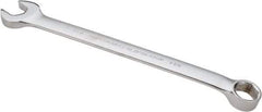 Proto - 1-1/8" 6 Point Combination Wrench - 15° Offset Angle, 15-7/8" OAL, Steel, Satin Finish - Industrial Tool & Supply