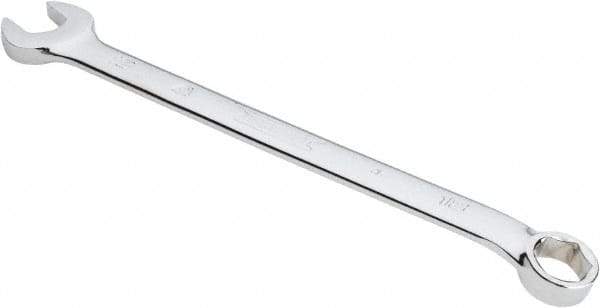 Proto - 18mm 6 Point Combination Wrench - 15° Offset Angle, 10-1/2" OAL, Steel, Chrome Finish - Industrial Tool & Supply