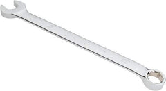Proto - 17mm 6 Point Combination Wrench - 15° Offset Angle, 10-1/8" OAL, Steel, Chrome Finish - Industrial Tool & Supply