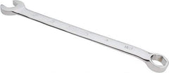 Proto - 16mm 6 Point Combination Wrench - 15° Offset Angle, 9-13/32" OAL, Steel, Chrome Finish - Industrial Tool & Supply