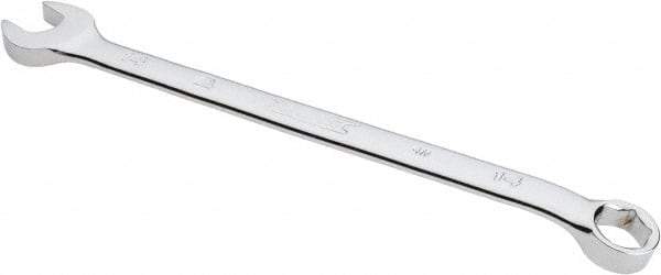 Proto - 14mm 6 Point Combination Wrench - 15° Offset Angle, 8-5/8" OAL, Steel, Chrome Finish - Industrial Tool & Supply