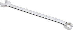 Proto - 14mm 6 Point Combination Wrench - 15° Offset Angle, 8-5/8" OAL, Steel, Chrome Finish - Industrial Tool & Supply