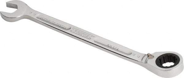 Proto - 13/16" 12 Point Combination Wrench - 15° Head Angle, 11-13/16" OAL, Steel, Chrome Finish - Industrial Tool & Supply