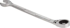 Proto - 1" 12 Point Combination Wrench - 15° Head Angle, 14-1/16" OAL, Steel, Chrome Finish - Industrial Tool & Supply