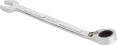 Proto - 10mm 12 Point Combination Wrench - 15° Head Angle, 5-29/32" OAL, Steel, Chrome Finish - Industrial Tool & Supply