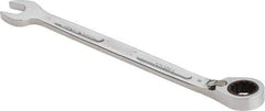 Proto - 11mm 12 Point Combination Wrench - 15° Head Angle, 6-29/64" OAL, Steel, Chrome Finish - Industrial Tool & Supply