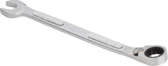 Proto - 17mm 12 Point Combination Wrench - 15° Head Angle, 10-17/64" OAL, Steel, Chrome Finish - Industrial Tool & Supply