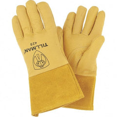 TILLMAN - Welder's & Heat Protective Gloves - SM GOLD 1/PR KEVLAR PIGSKIN WELD GLV - Industrial Tool & Supply