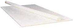 Made in USA - 1' Long, 3/8" Diam, ETFE Plastic Rod - ±0.2" Length Tolerance, +0.002 - 0.000" Diam Tolerance, Shore D-75 Hardness, Natural (Color) - Industrial Tool & Supply