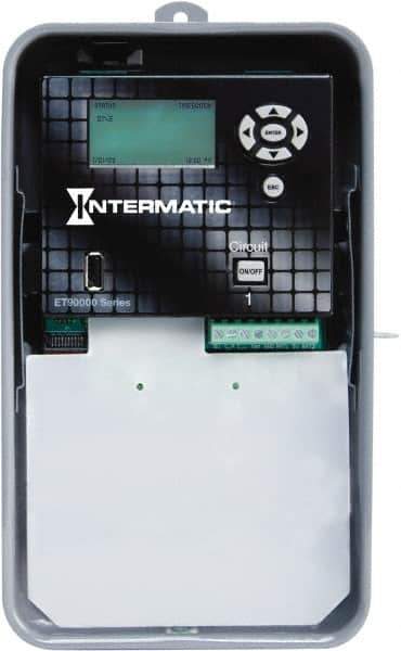 Intermatic - 365 Day Astronomical Outdoor Digital Electronic Timer Switch - 4,000 On/Off, 120/208/240/277 VAC, 50/60 Hz, - Industrial Tool & Supply