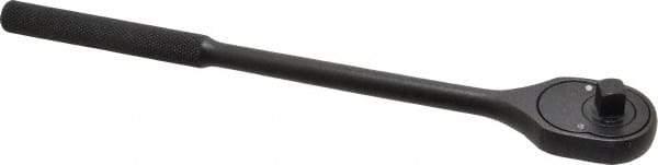 Proto - 3/8" Drive Pear Head Ratchet - Black Oxide Finish, 11" OAL, 24 Gear Teeth - Industrial Tool & Supply